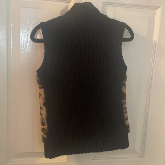 Leopard fur kids vest - Picture 3 of 3